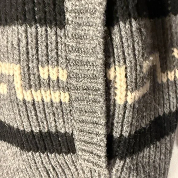 Pendleton WOMEN'S WESTERLEY CARDIGAN Grey and Black Size Medium Womens - Picture 8 of 9